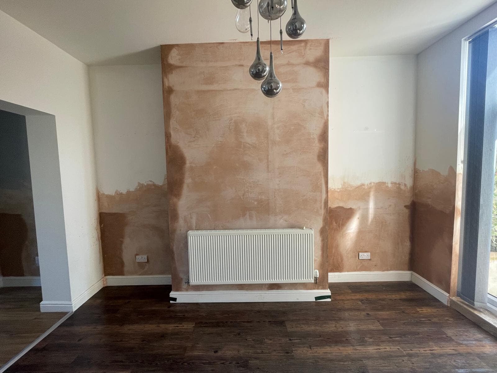 Rising damp and condensation treatment at a rental property in Darwen Chimney breast and alcoves